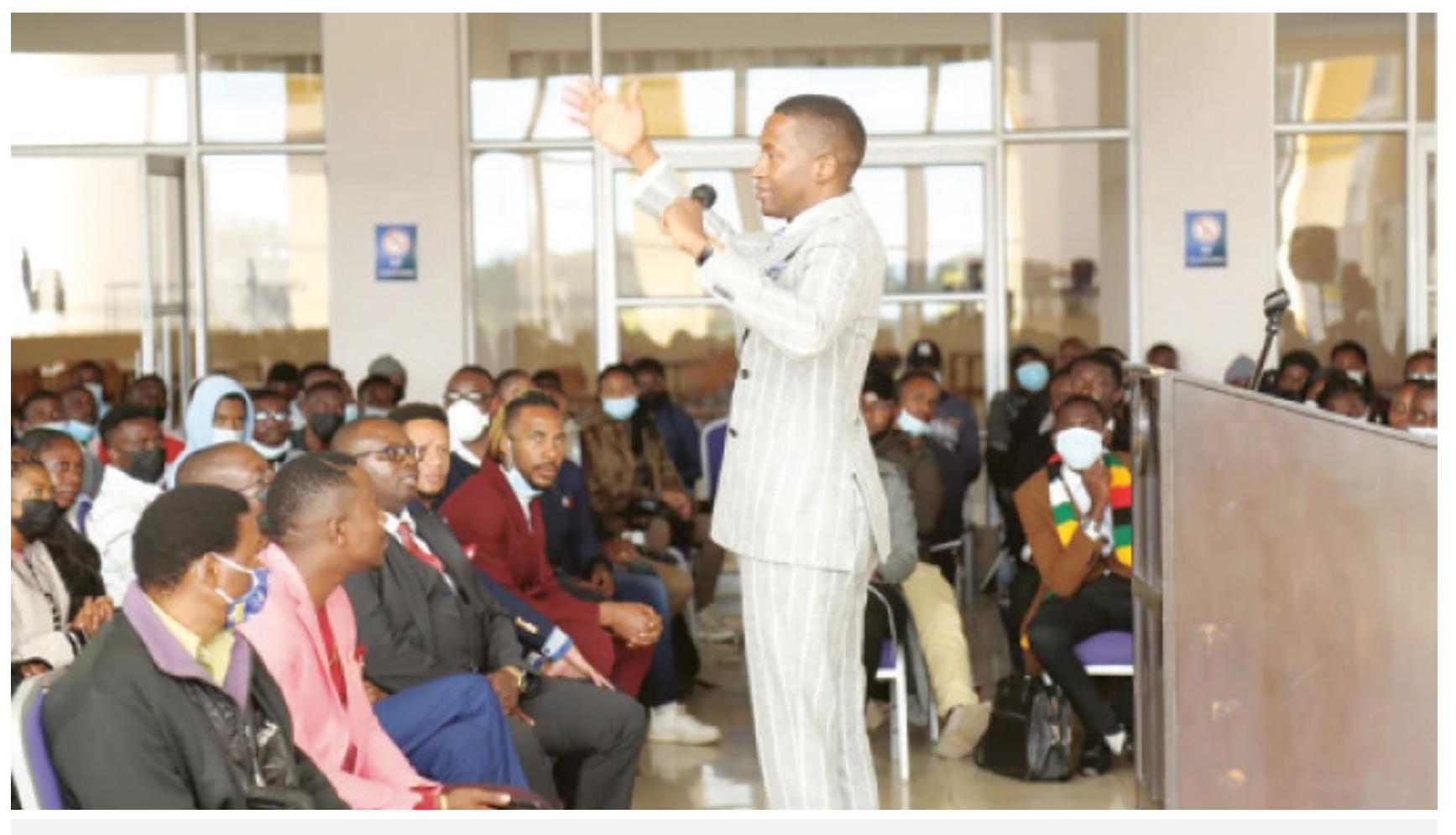 Presidential envoy preaches entrepreneurship at NUST